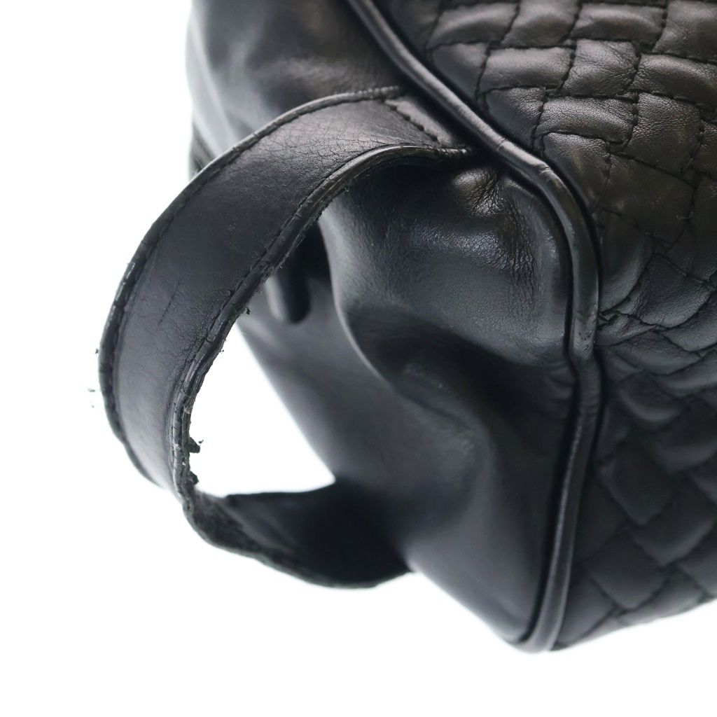 Bottega Veneta Intrecciato Clutch Case Pouch Black Leather — view 6
