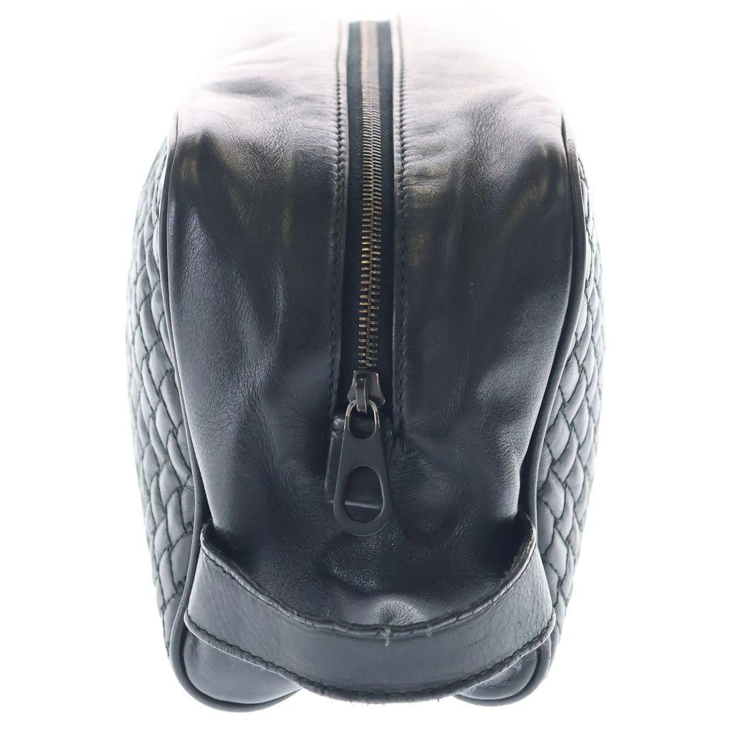 Bottega Veneta Intrecciato Clutch Case Pouch Black Leather — view 3