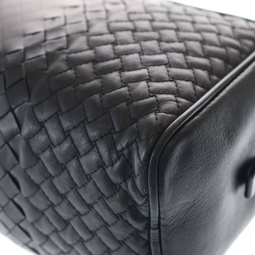 Bottega Veneta Intrecciato Clutch Case Pouch Black Leather — view 5