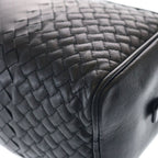 Bottega Veneta Intrecciato Clutch Case Pouch Black Leather — view 5