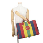 Gucci Tote Viadella Leather Canvas 2-Way Shoulder — view 4