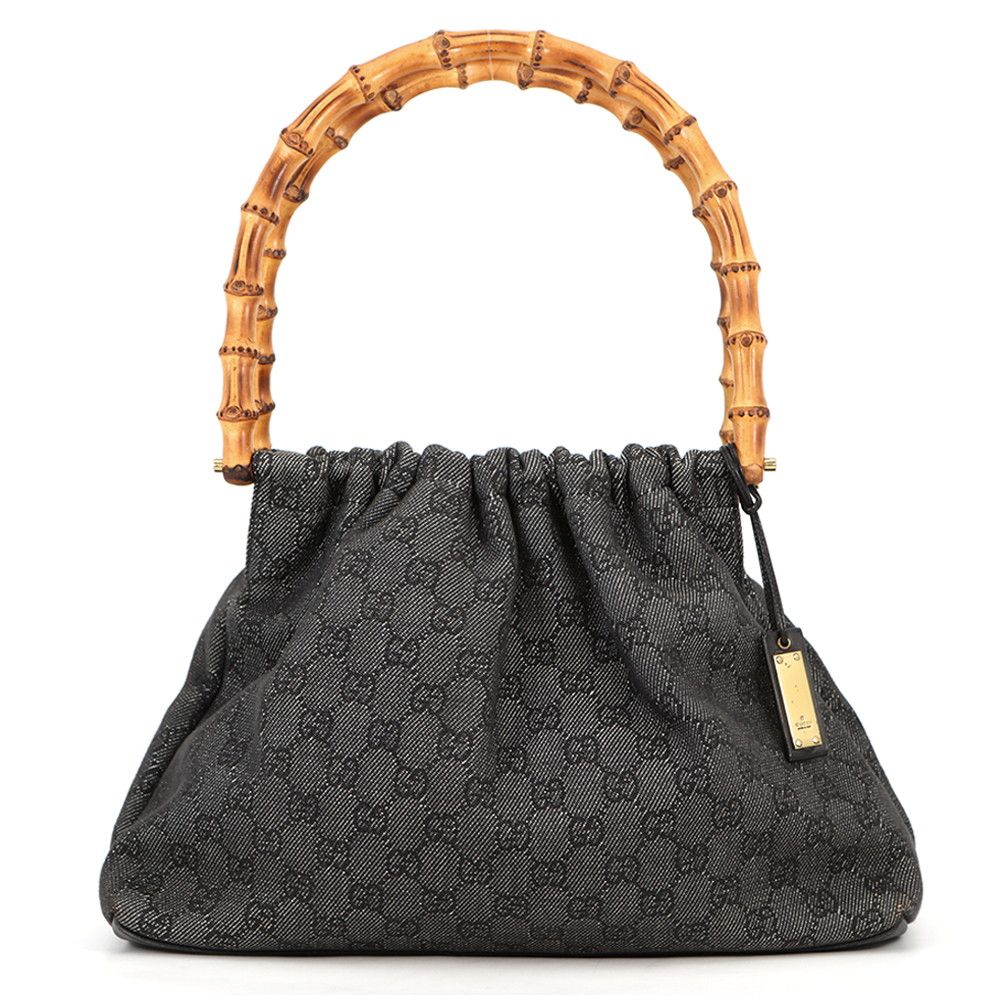 Gucci Handbag Bamboo GG Canvas Tote