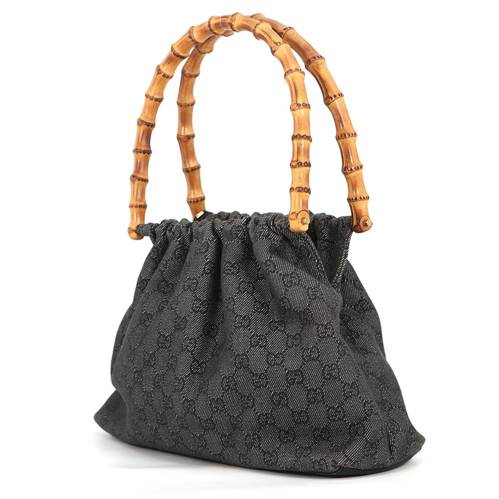 Gucci Handbag Bamboo GG Canvas Tote — view 2