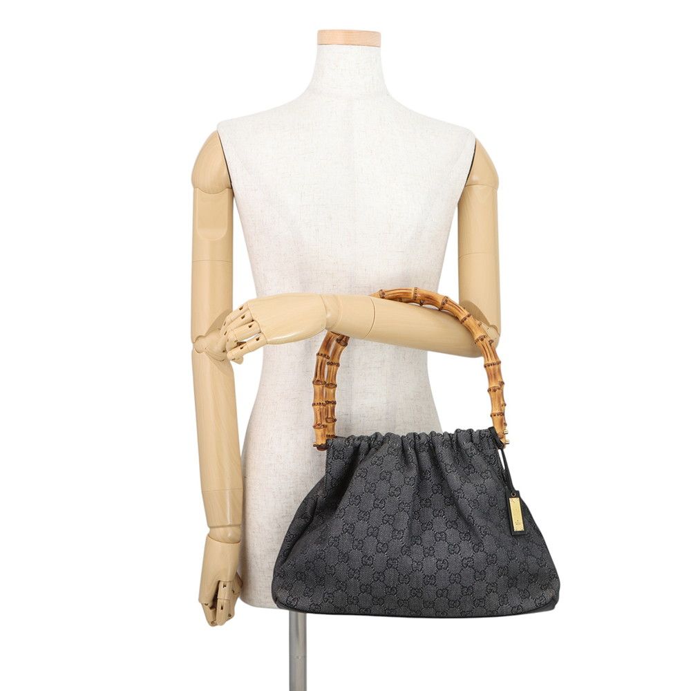 Gucci Handbag Bamboo GG Canvas Tote — view 4