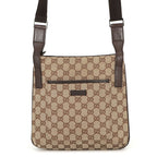 Gucci Shoulder Bag GG Canvas Leather