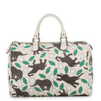 Gucci Elephant GG Supreme Leather Boston