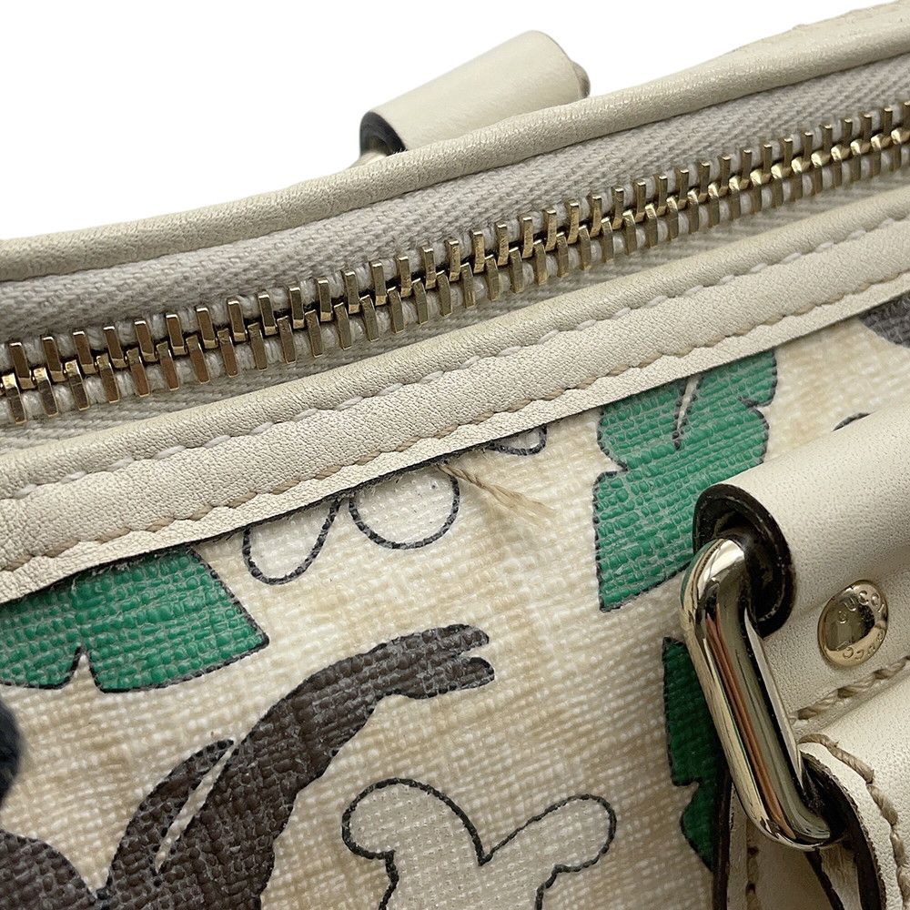 Gucci Elephant GG Supreme Leather Boston — view 7
