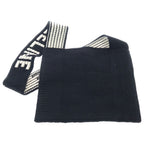 Celine Crochet Strap Logo Cotton Tote Black — view 2