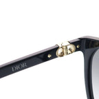Dior CD Logo Butterfly Sunglasses Black Frame Gradient Lens Eyewear — view 4