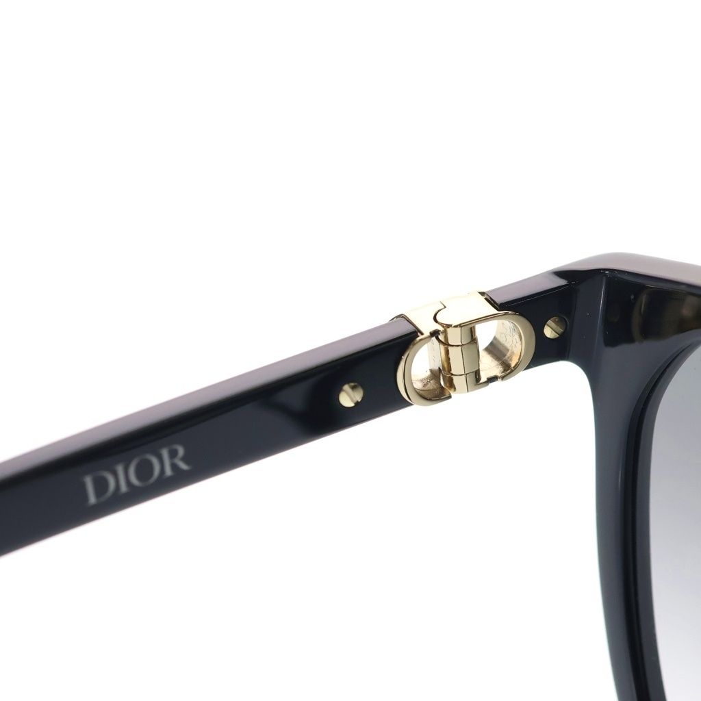 Dior CD Logo Butterfly Sunglasses Black Frame Gradient Lens Eyewear — view 4