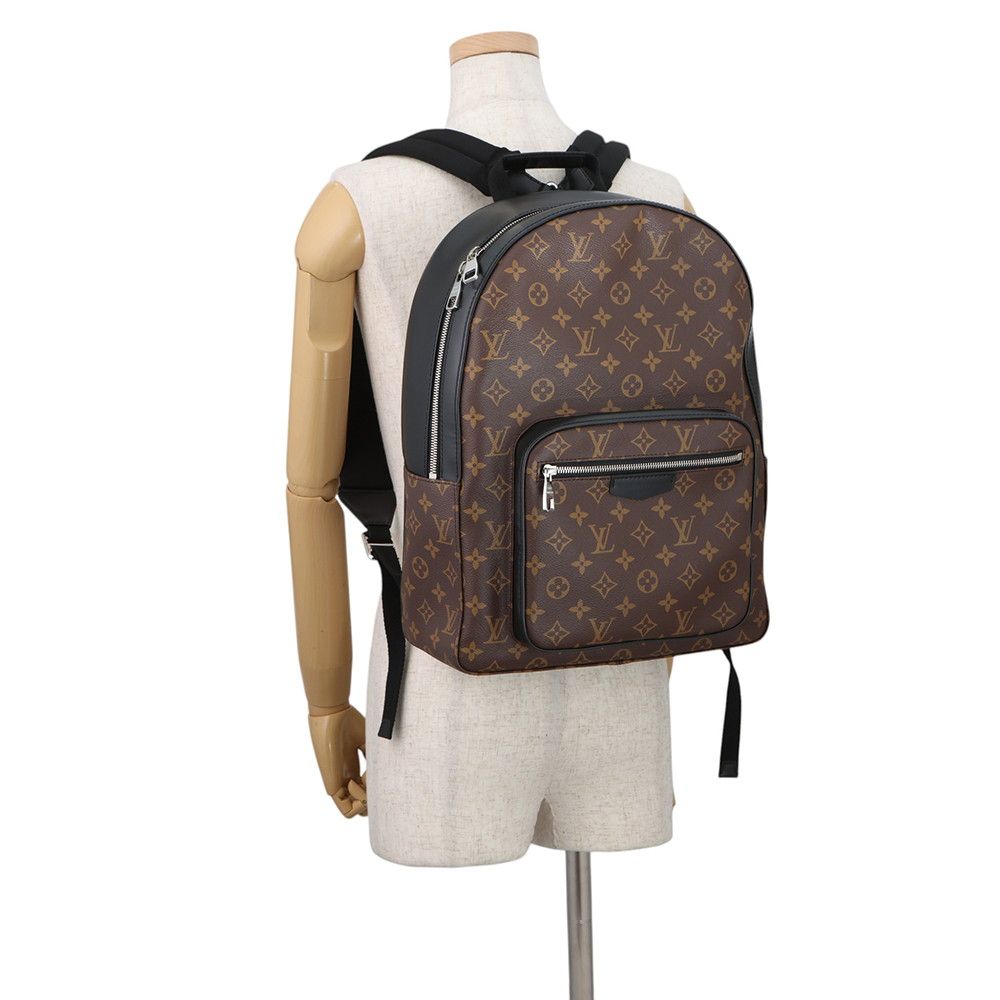 Louis Vuitton Backpack Monogram Macassar Josh Black — view 4