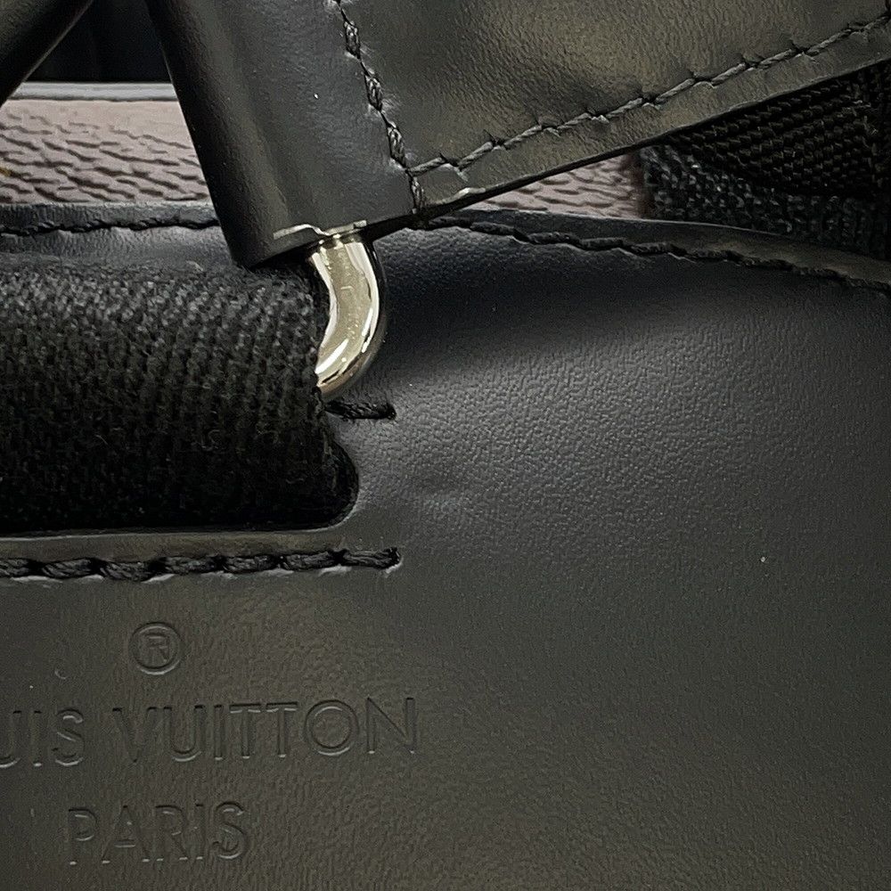 Louis Vuitton Backpack Monogram Macassar Josh Black — view 8