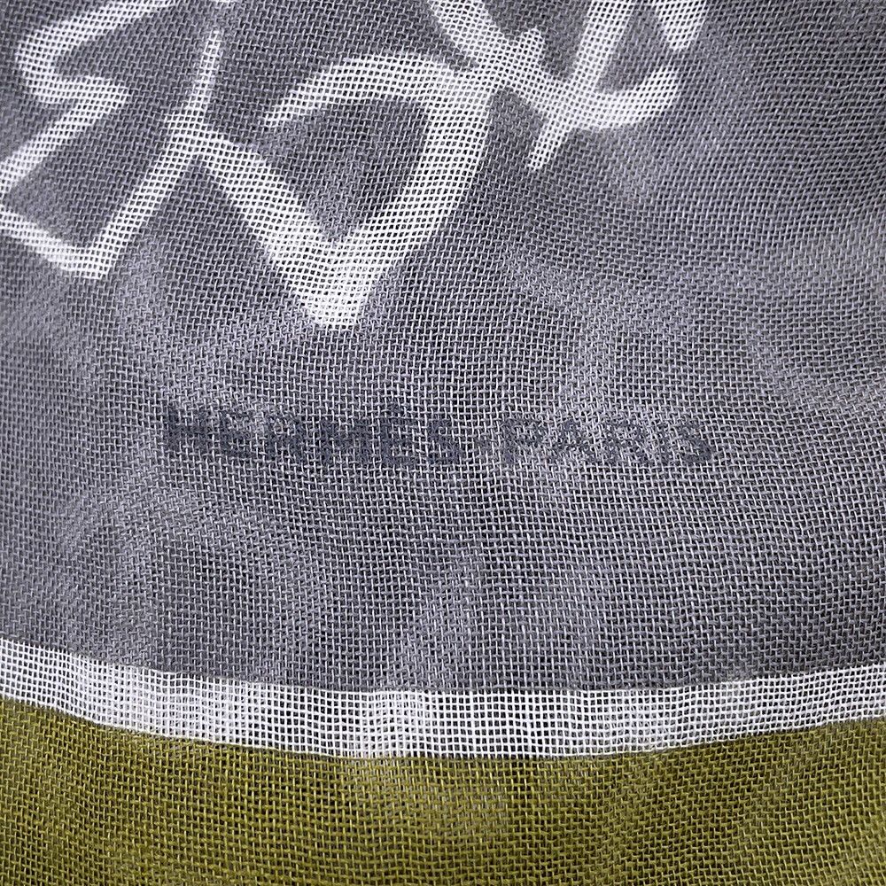 Hermes Scarf Carre 140 Geant Calligraphie Equestre Cashmere Silk — view 5