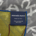 Hermes Scarf Carre 140 Geant Calligraphie Equestre Cashmere Silk — view 6