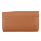 Hermes Wallet Kelly Long Gold Silver Epsom — view 3