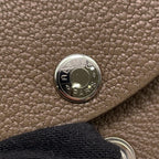Hermes Coin Case Calvi Duo Etoupe Silver Chevre Mysore — view 7