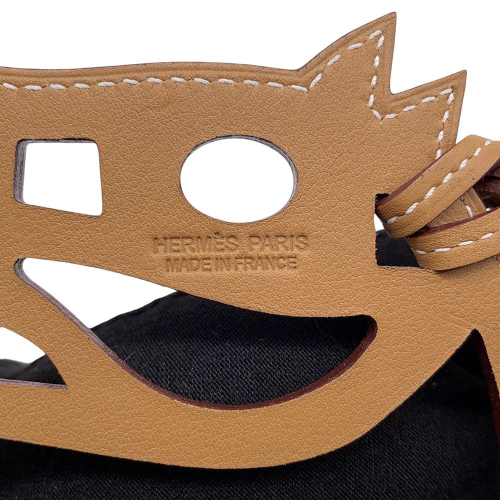 Hermes Bag Charm Paddock Cheval Etoupe Swift — view 9