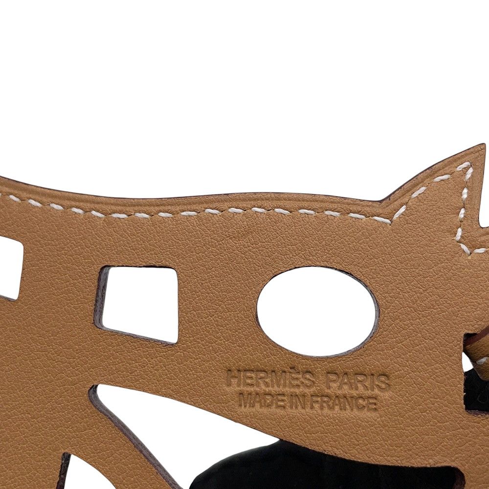 Hermes Bag Charm Paddock Cheval Etoupe Swift — view 7