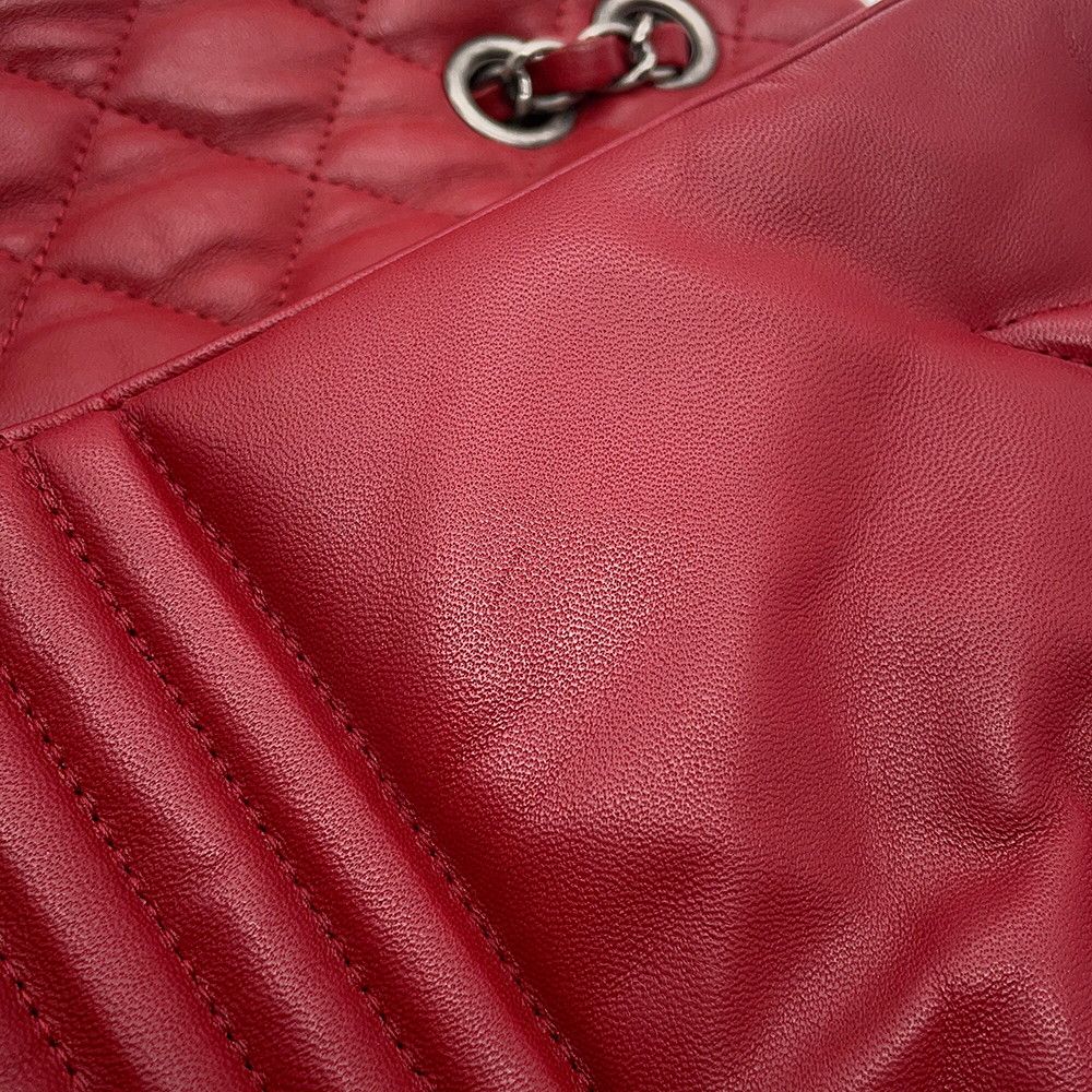 Chanel Chain Shoulder Bag CC Logo Star Lambskin 2-Way — view 9