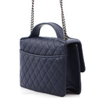 Chanel Chain Shoulder Bag CC University Quilted Leather 2-Way — view 2