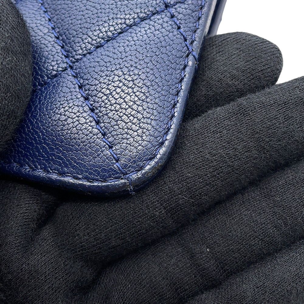 Chanel Chain Shoulder Bag CC University Quilted Leather 2-Way — view 8