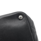 Chanel Handbag Cambon Line CC Logo Tote Lambskin Black — view 6