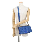 Chanel Chain Shoulder Bag Boy 25 Quilted CC Logo Patent — view 5