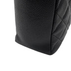 Chanel Tote Quilted CC Logo Petite Shopping PST Black — view 6