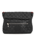Chanel Backpack CC Logo Quilted Coco Leather Black