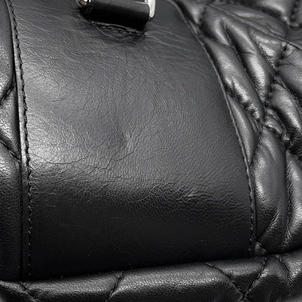 Chanel Backpack CC Logo Quilted Coco Leather Black — view 8
