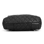 Chanel Backpack CC Logo Quilted Coco Leather Black — view 3