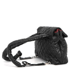 Chanel Backpack CC Logo Quilted Coco Leather Black — view 2