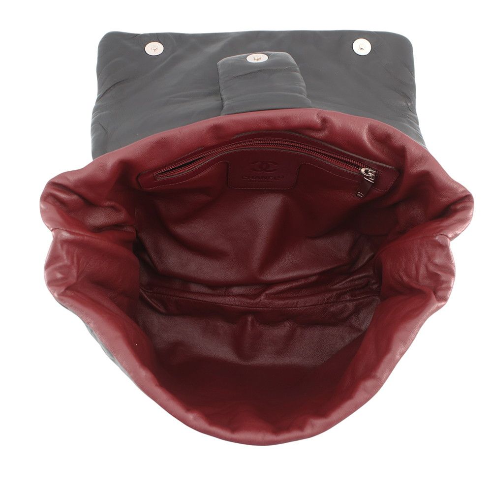 Chanel Backpack CC Logo Quilted Coco Leather Black — view 5