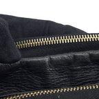 Chanel Shoulder Bag CC Logo Leather Black — view 9
