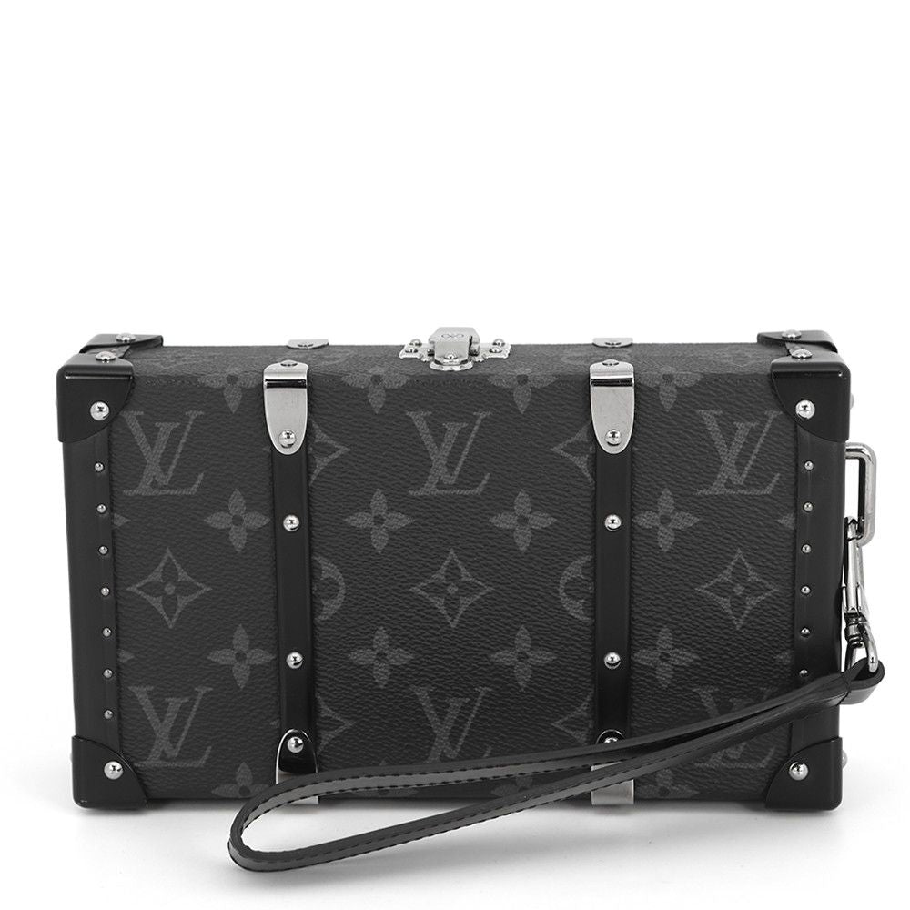 Louis Vuitton Clutch Monogram Eclipse Wallet Trunk Black