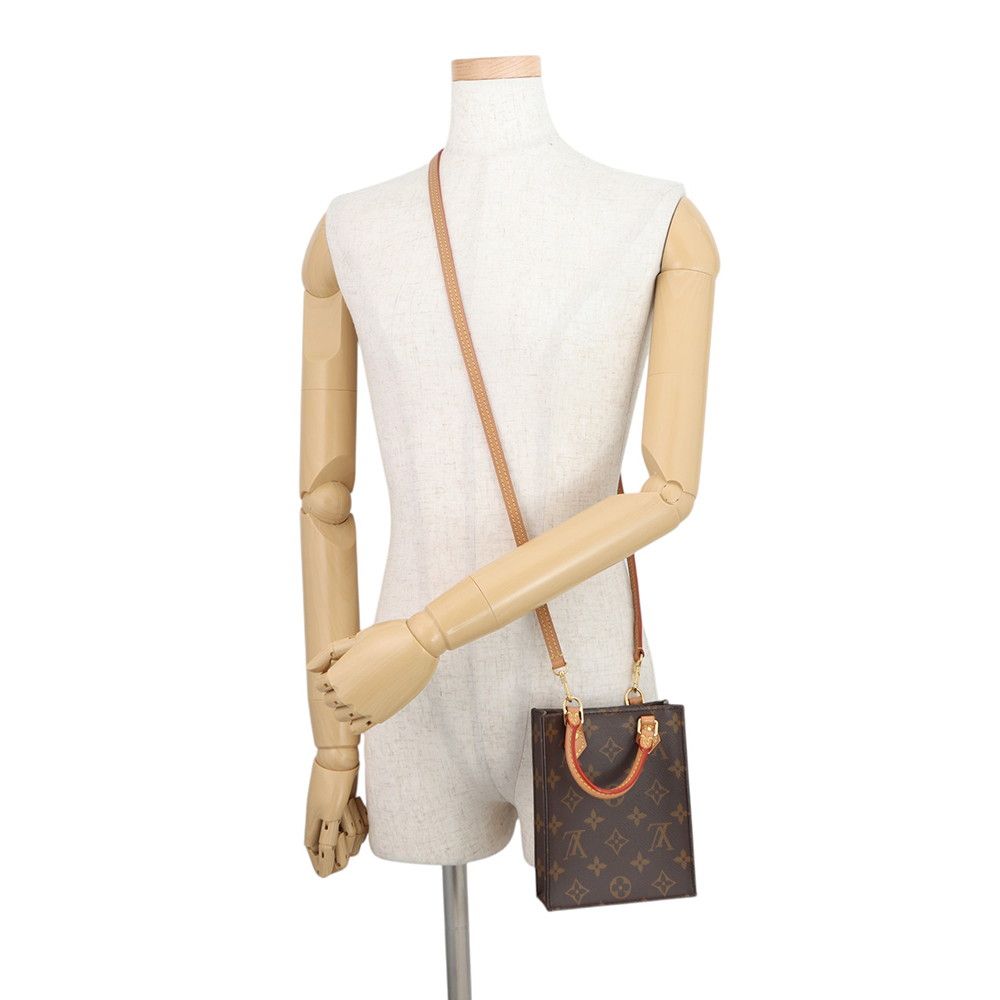 Louis Vuitton Monogram Petite Sac Plat Mini Bag 2-Way — view 5