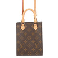 Louis Vuitton Monogram Petite Sac Plat Mini Bag 2-Way