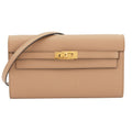 Hermes Wallet Kelly Tougo Long Verso Chai Mobusil Vest le Gold Epsom