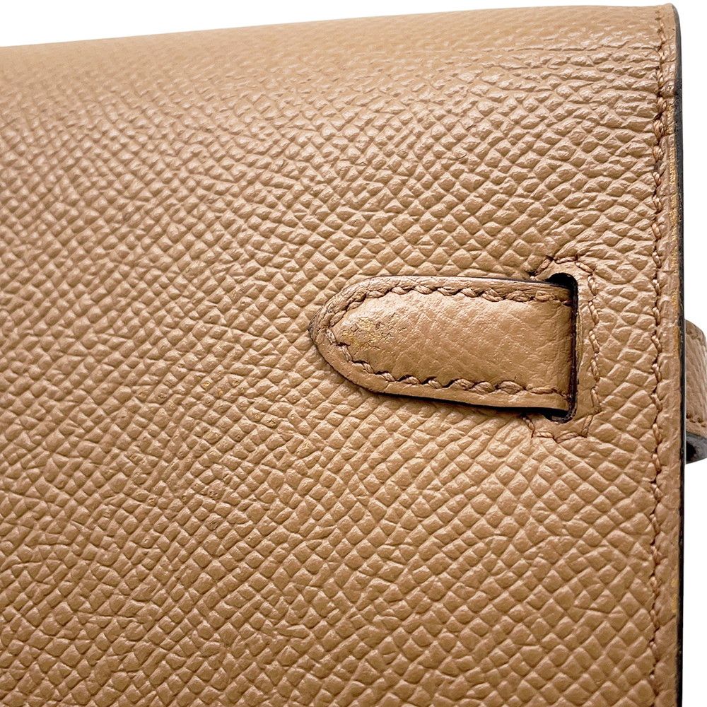 Hermes Wallet Kelly Tougo Long Verso Chai Mobusil Vest le Gold Epsom — view 7