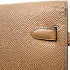 Hermes Wallet Kelly Tougo Long Verso Chai Mobusil Vest le Gold Epsom — view 7