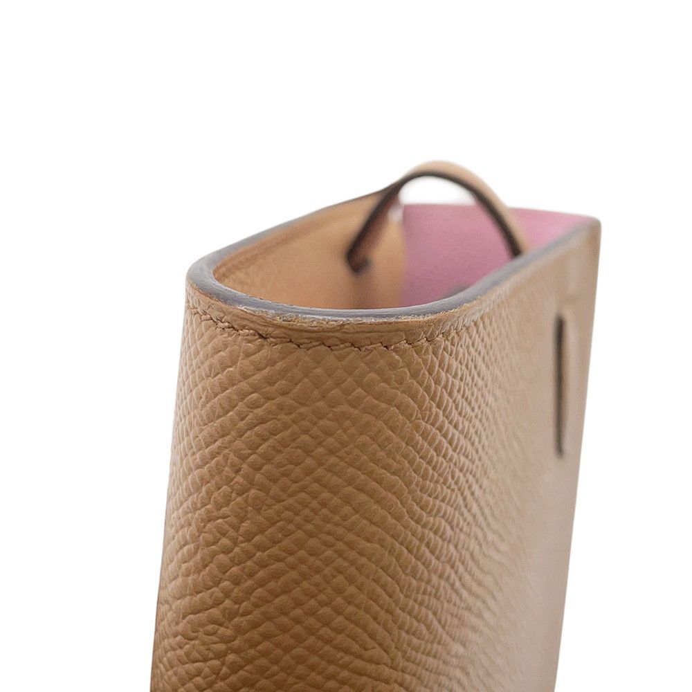 Hermes Wallet Kelly Tougo Long Verso Chai Mobusil Vest le Gold Epsom — view 8