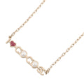 Chanel Necklace I Love CC Logo Faux Pearl