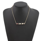 Chanel Necklace I Love CC Logo Faux Pearl — view 4