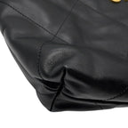 Chanel 22 Shiny Calfskin Shoulder Bag Black — view 6