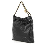 Chanel 22 Shiny Calfskin Shoulder Bag Black — view 2