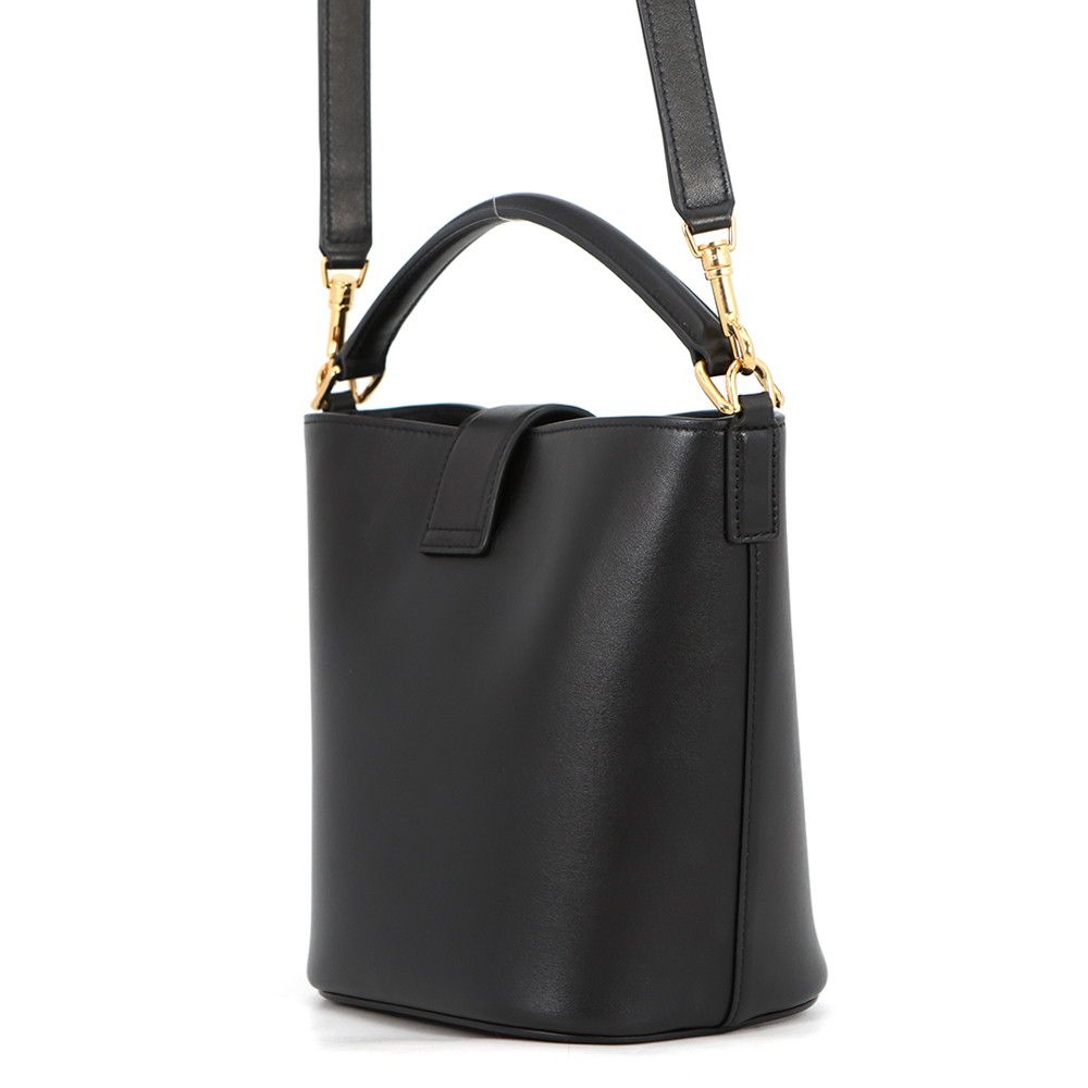 Celine Handbag Triomphe Small Bucket Louis e 2-Way Black — view 2