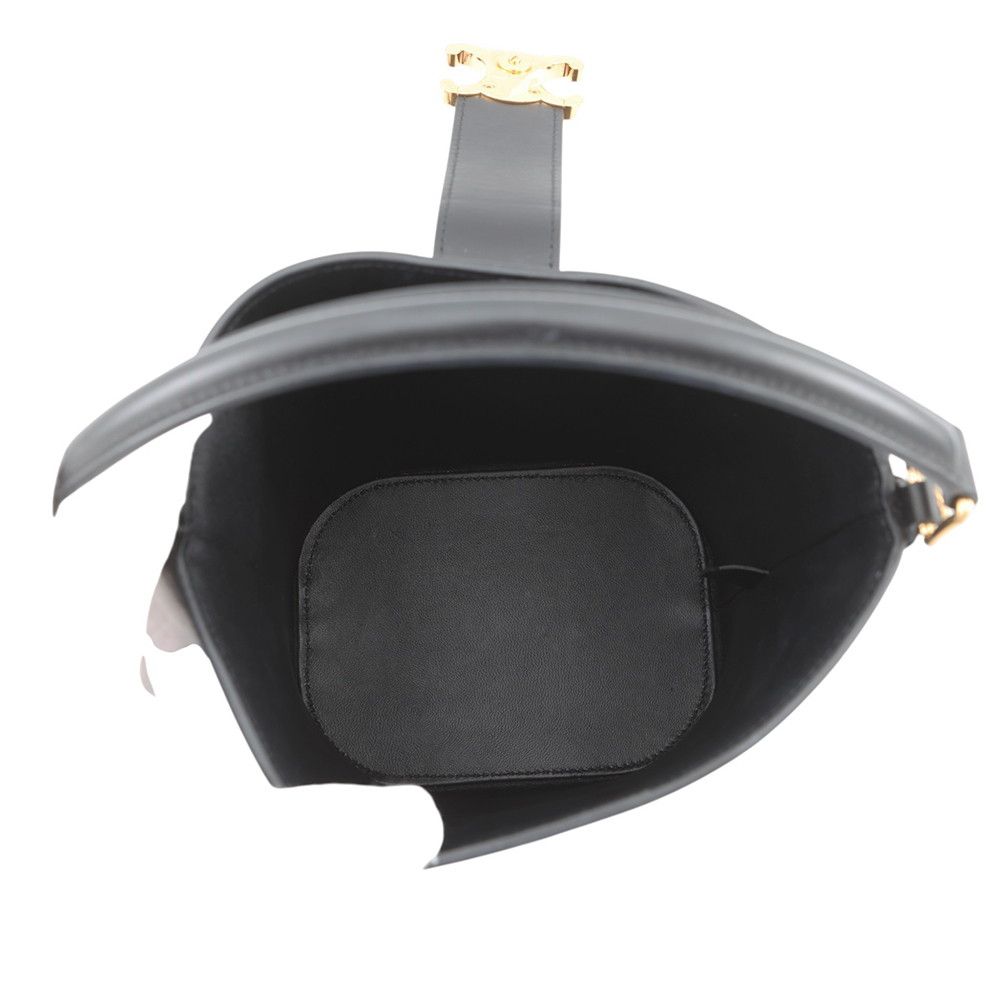 Celine Handbag Triomphe Small Bucket Louis e 2-Way Black — view 6