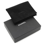 Chanel Coin Case Quilted CC Logo Caviar Leather Wallet Black — view 8