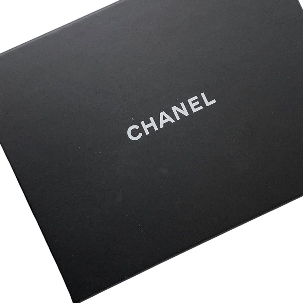 Chanel Coin Case Quilted CC Logo Caviar Leather Wallet Black — view 7