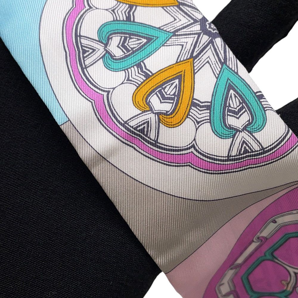 Hermes Scarf Twill Kaleidoscope Effect Silk — view 6